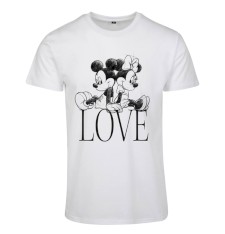 Damski lekki T-shirt z grafiką: Minnie kocha Mickey