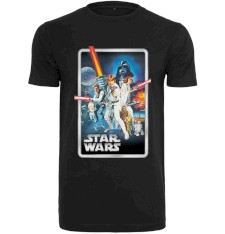 Gruby T-shirt z grafiką: plakat Star Wars