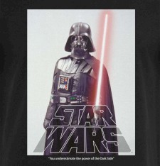 Gruby T-shirt z grafiką: Star Wars Darth Vader