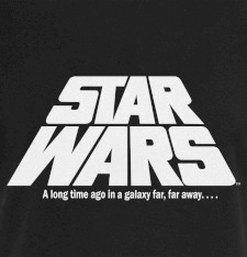 Gruby T-shirt z logotypem Star Wars™