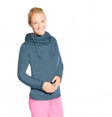 WOMEN'S HEATHER HOODY 60/40 2112F 458