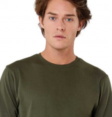 Męski lekki T-shirt z długimi rękawami #E150