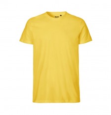 Męski dopasowany T-shirt organiczny