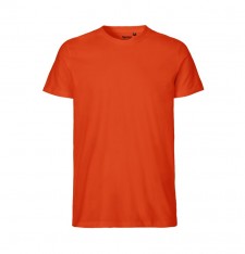 Męski dopasowany T-shirt organiczny