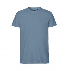 Męski dopasowany T-shirt organiczny