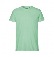 Męski dopasowany T-shirt organiczny