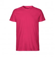 Męski dopasowany T-shirt organiczny