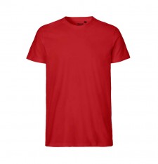 Męski dopasowany T-shirt organiczny