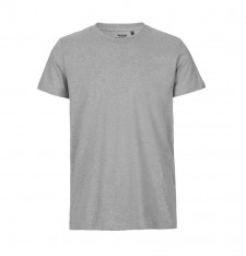 Męski dopasowany T-shirt organiczny