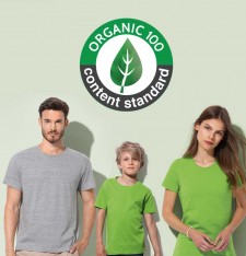 Męski klasyczny T-shirt organiczny