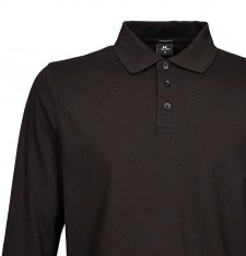 Męskie elastyczne polo z długimi rękawami Luxury
