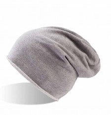 Bawełniana czapka beanie Brooklin z niewykończonym brzegiem