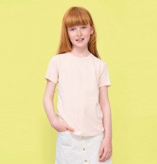 KIDS` ROUND NECK SHORT-SLEEVE T-SHIRT MILO 02078 733
