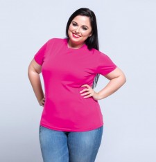 Poszerzony lekki T-shirt damski