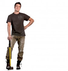 Męski T-shirt roboczy - pranie 60°C