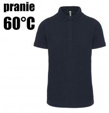 Męskie polo na zatrzaski - pranie 60°C