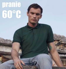 Grube męskie polo - pranie 60°C