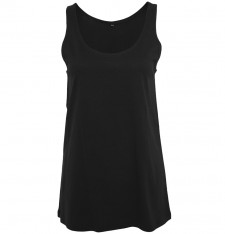 Długi swobodny tank damski (rozmiary: 2XL, 3XL, 4XL, 5XL)