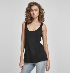 Długi swobodny tank damski (rozmiary: 2XL, 3XL, 4XL, 5XL)
