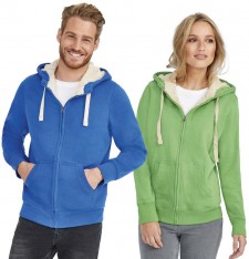 Ciepła bluza z podszewką Sherpa unisex