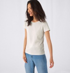 Damski lekki T-shirt organiczny E150 (rozmiar 3XL)