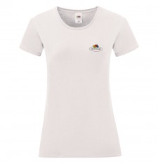 Damski T-shirt z małym nadrukiem Fruit Of The Loom®