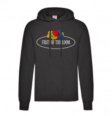 Męska bluza z kapturem z nadrukiem Fruit Of The Loom®