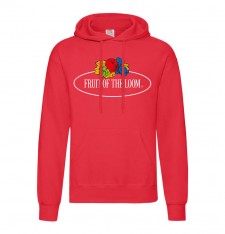 Męska bluza z kapturem z nadrukiem Fruit Of The Loom®