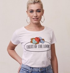 Damski T-shirt z nadrukiem Fruit Of The Loom®