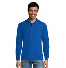 Męskie polo Perfect z długimi rękawami (rozmiary: 3XL, 4XL)