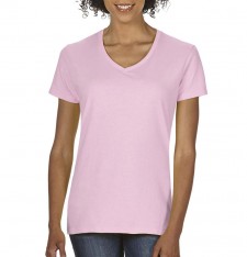 LADIES' MIDWEIGHT V-NECK TEE CC3199 A82