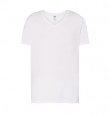 Męski T-shirt z dekoltem w serek