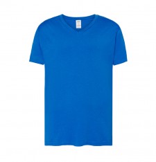 Męski T-shirt z dekoltem w serek