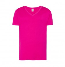 Męski T-shirt z dekoltem w serek