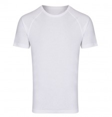 Męski melanżowy T-shirt bejsbolowy