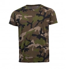 Męski T-shirt kamuflaż