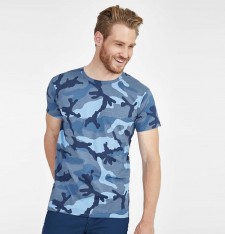 Męski T-shirt kamuflaż