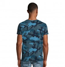 Męski T-shirt kamuflaż