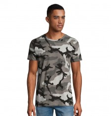 Męski T-shirt kamuflaż