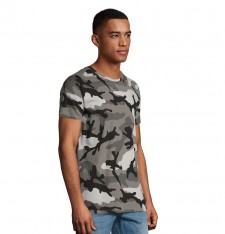 Męski T-shirt kamuflaż