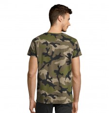 Męski T-shirt kamuflaż