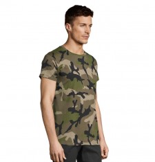Męski T-shirt kamuflaż
