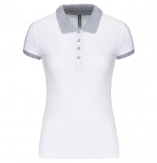 Damskie lekkie polo ringer