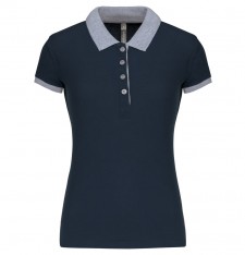 Damskie lekkie polo ringer