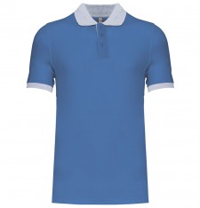 Męskie lekkie polo ringer