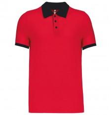 Męskie lekkie polo ringer