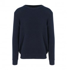 Bluza ze zregenerowanej bawełny wykonana ściegiem ryżowym