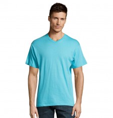 T-shirt męski w serek Victory