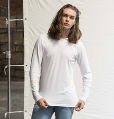 Męska koszulka Tri-Blend z długimi rękawami