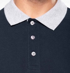 Męskie lekkie polo ringer